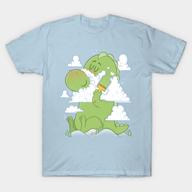 Monster Shave T-Shirt by Queenmob